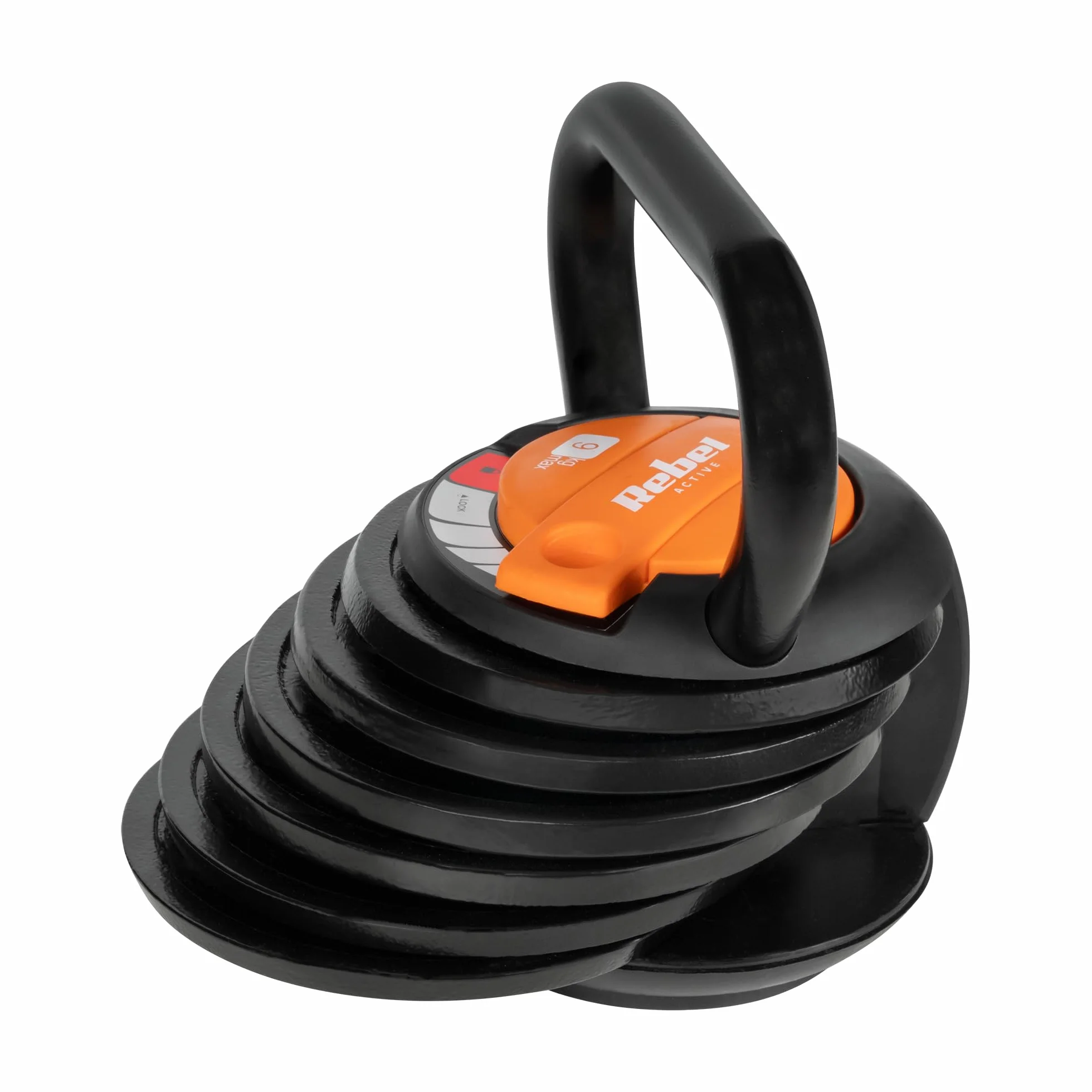 Rebel Kettlebell Ghisa Automatico Regolabile 9 kg RBA-2324-9