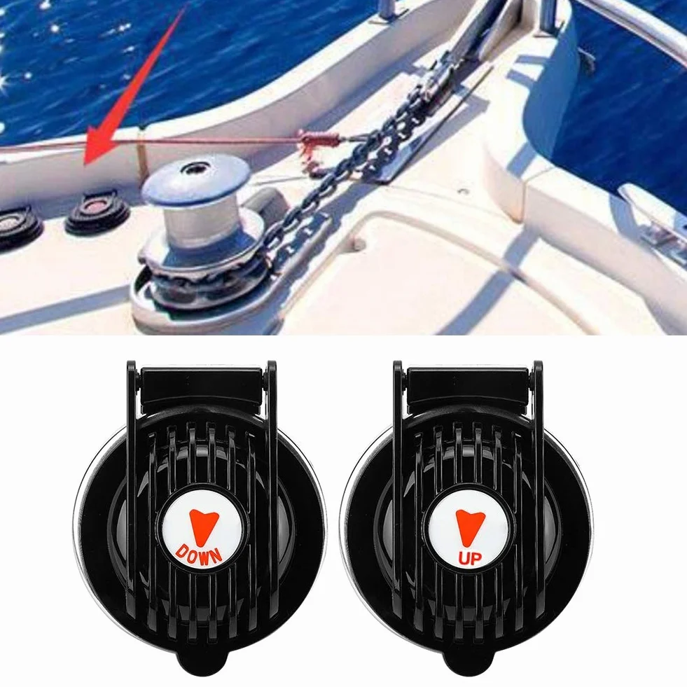 2Pcs Marine Salpa Ancora per Salpa Ancora per verricello Interruttore Compatto Up & Down Interruttori per verricello di Ancoraggio per Barche