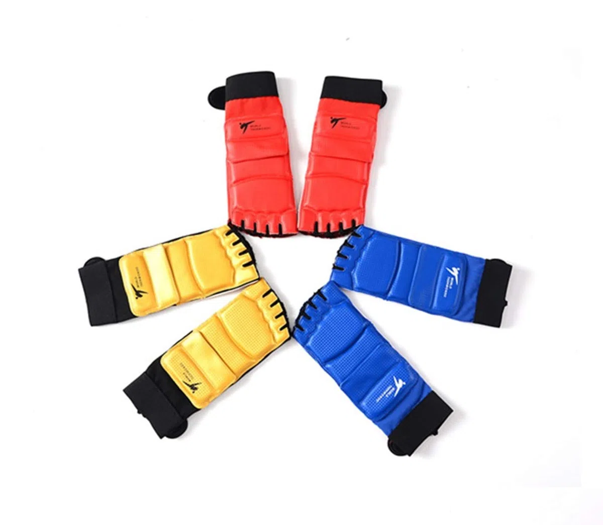 Set di guanti da karate per taekwondo, protezione per i piedi, per uomini e donne, arti marziali, boxe, MMA, TKD, kickboxing