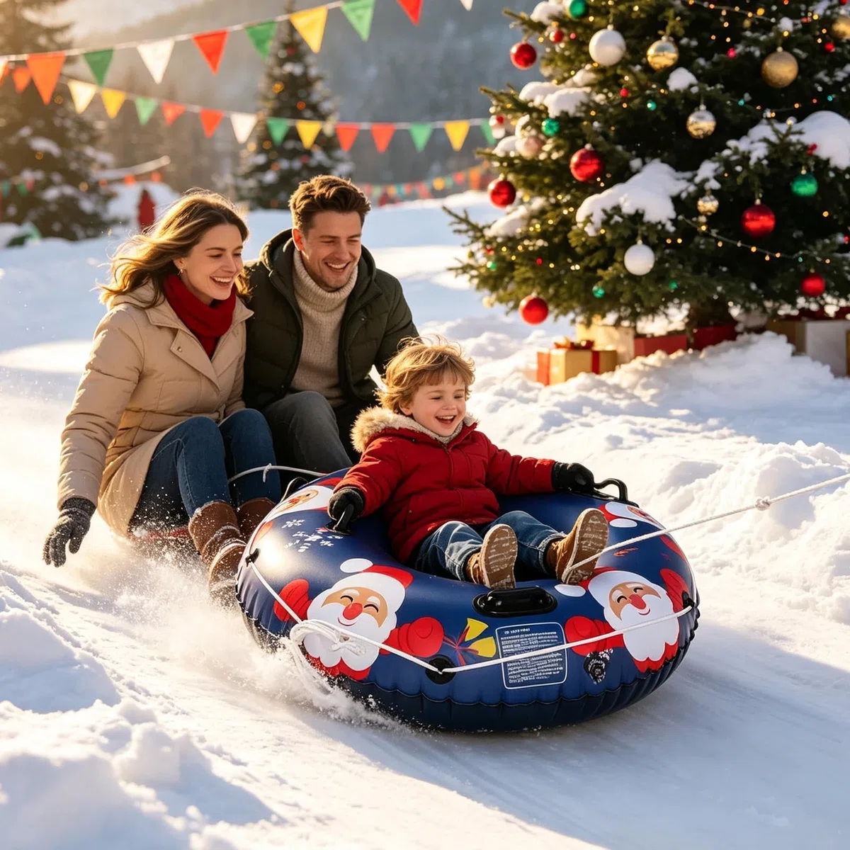 Slitta gonfiabile da neve Slittini Snowboard Con Maniglie Resistenti Al | Tubi snowboard da slittino Sport, Parchi, Cortili, Giardini, Pattinaggio, Sci, All'aperto, Soccorso, Sabbia, Natale