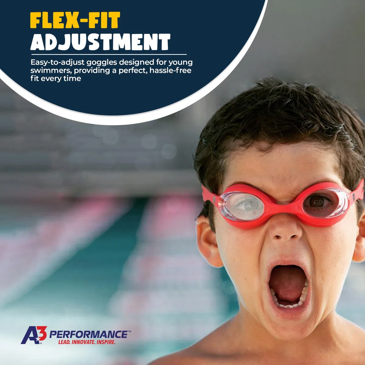 A3 Performance Occhialini da nuoto Flex Youth
