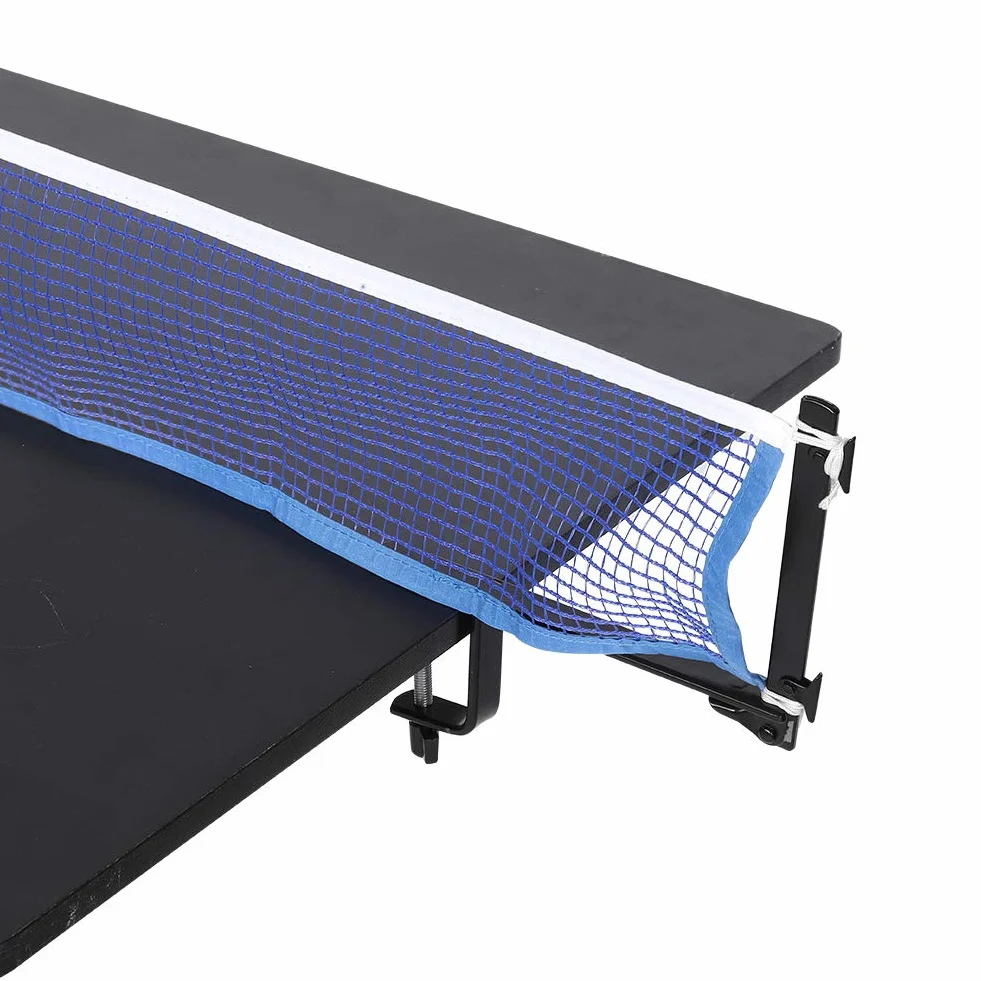 Rete da Pong Morsetto per Rete da Pong 22 × 14 × 5 Rete da Ping Pong Portatile con Morsetti in Metallo Accessorio per Set da Pong