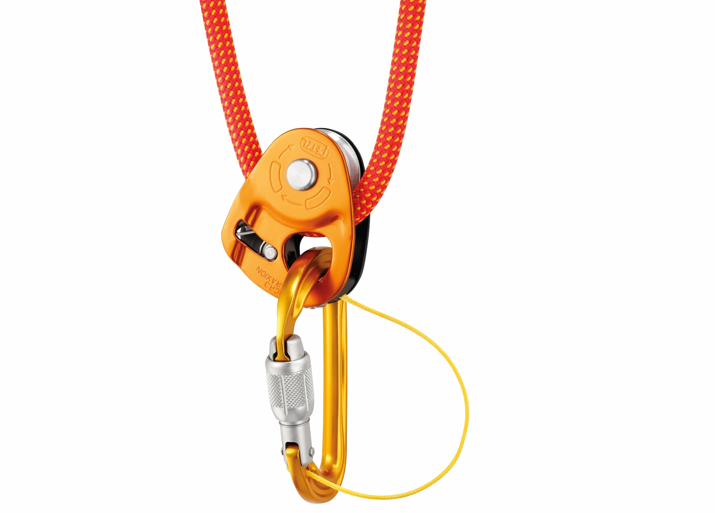 Petzl Micro Traxion Puleggia Lock