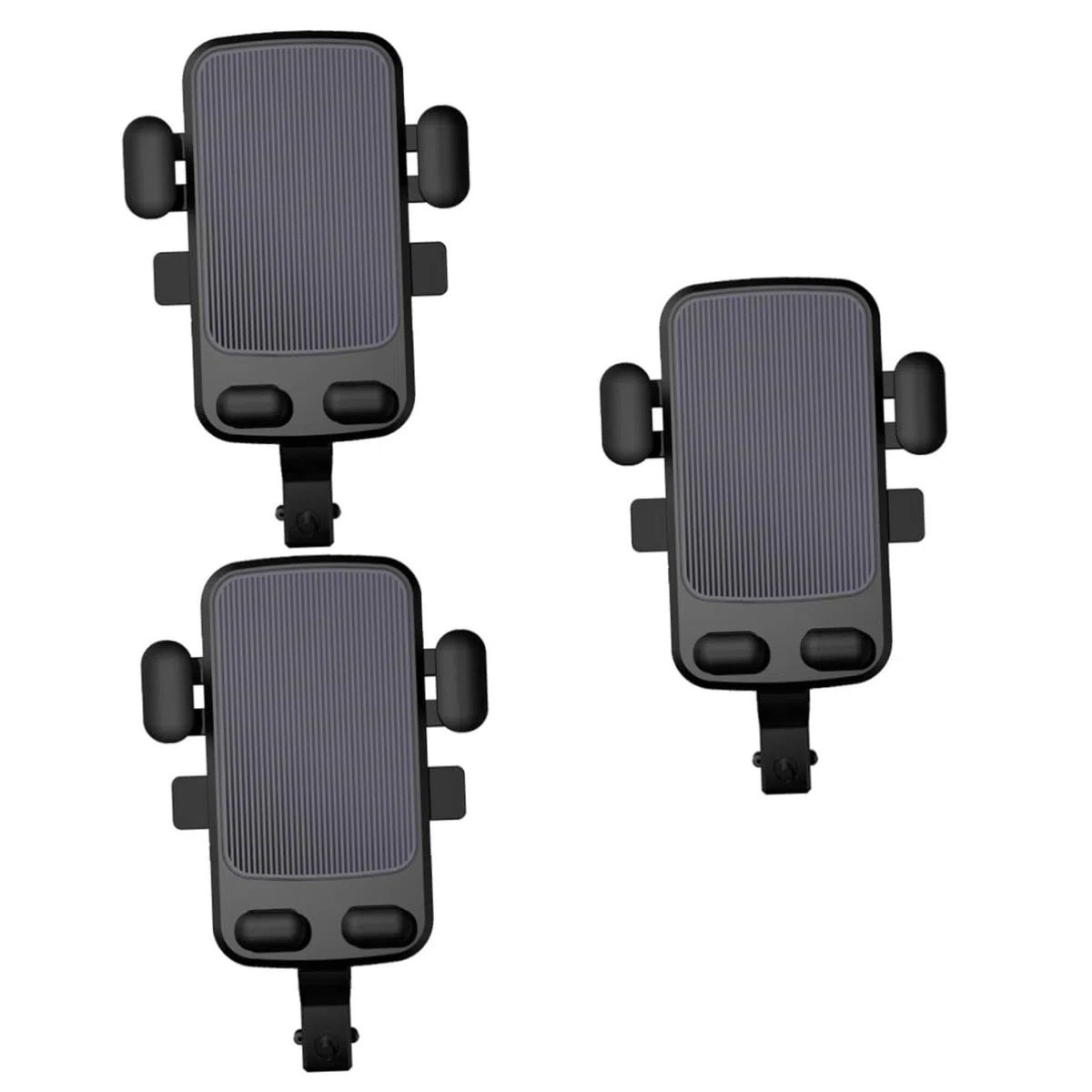 ULTECHNOVO 3 Pezzi Supporto Per Cellulare in Silicone Abs Supporto Girevole Per Smartphone Per Bici