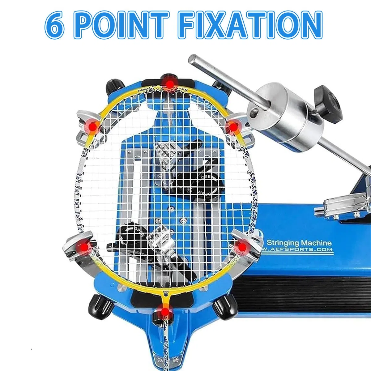Macchina incordatrice manuale professionale per racchette,macchina incordatrice per racchette da tavolo,macchina incordatrice per racchette da badminton,con attrezzi e accessori per tennis Blue