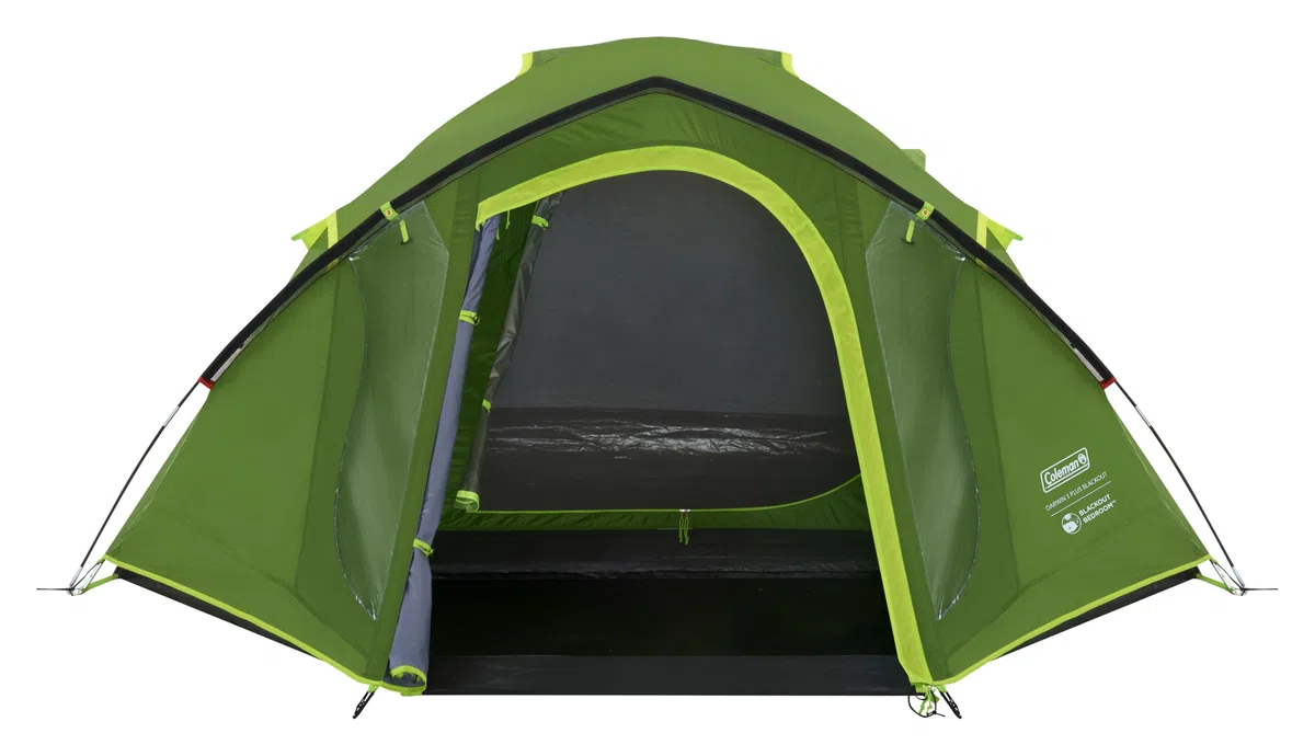 Coleman Darwin Tenda a cupola compatta e leggera, per 2-4 persone, modelli con camera da letto oscurata, tenda da campeggio, festival ed escursionismo, impermeabile 4500 mm, con telo di fondo cucito
