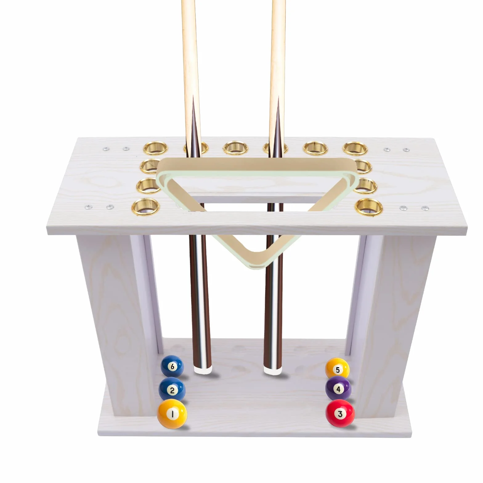 Steca da biliardo Rack in legno, può contenere 16 stecche da biliardo e accessori da biliardo, stecca da biliardo, stecca da biliardo, stecca da biliardo, stecca da biliardo, supporto da tavolo