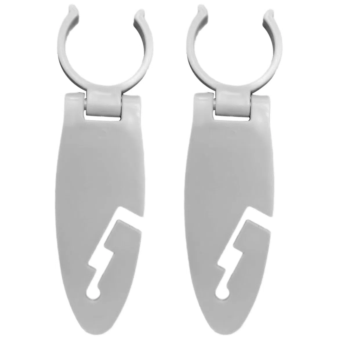 Generico 2 Pezzi Clip per Kayak per Paddle Board per Clip per Morsetto per Pinna espandibili per Paddle Board