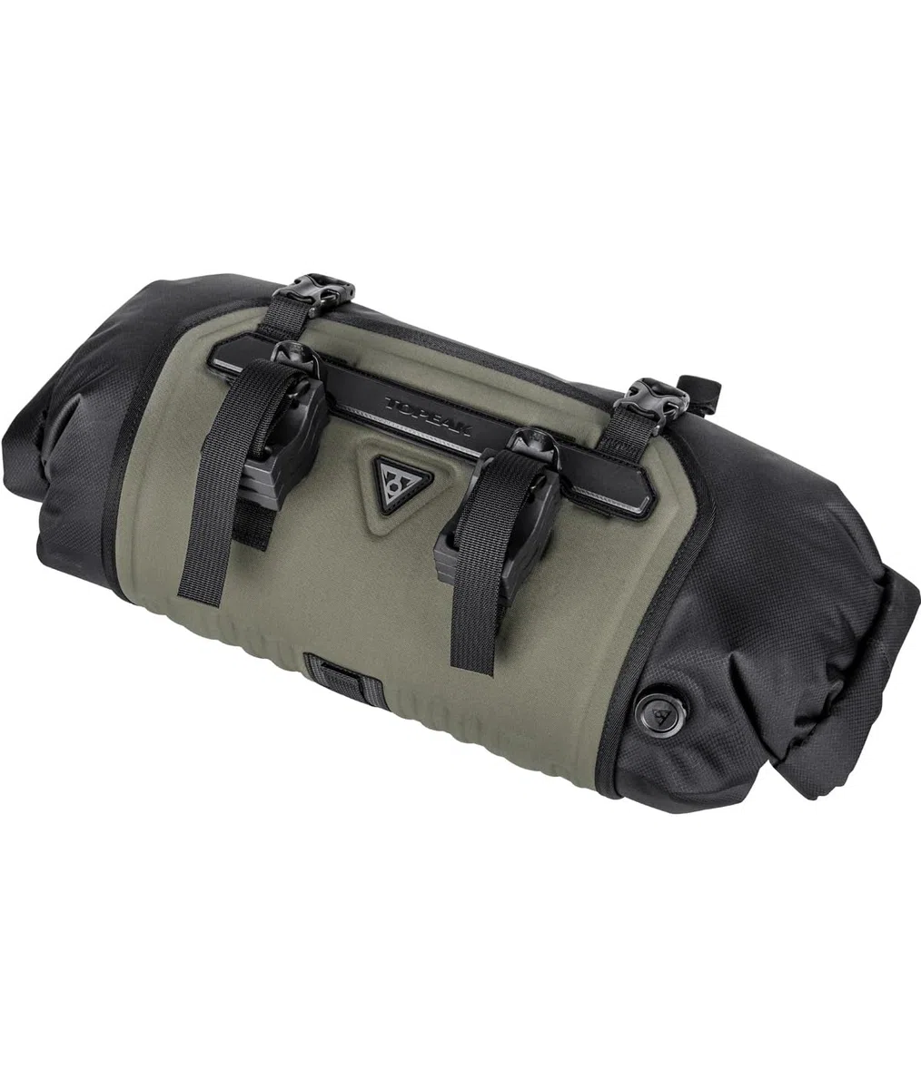 Topeak FrontLoader, Borsa al Manubrio Unisex Adulto, 8 L, Nero/Grigio