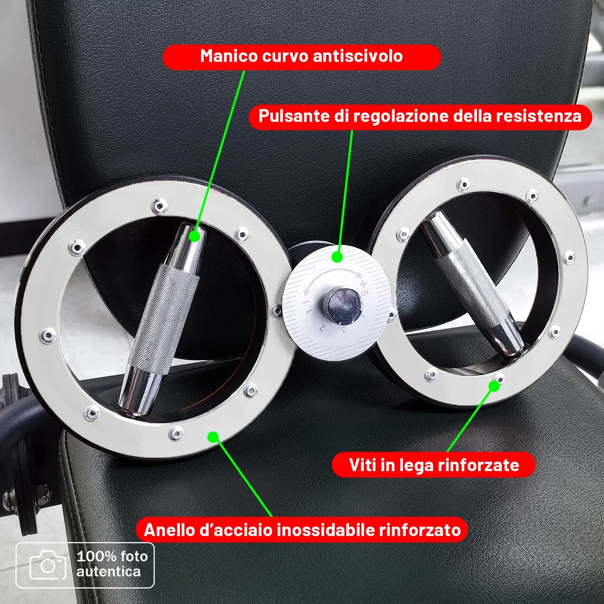 Bici da allenamento per braccia, per allenare le mani e gli avambracci, per polsi, spalle e petto | Punch Speed Trainer e attrezzi per arti marziali