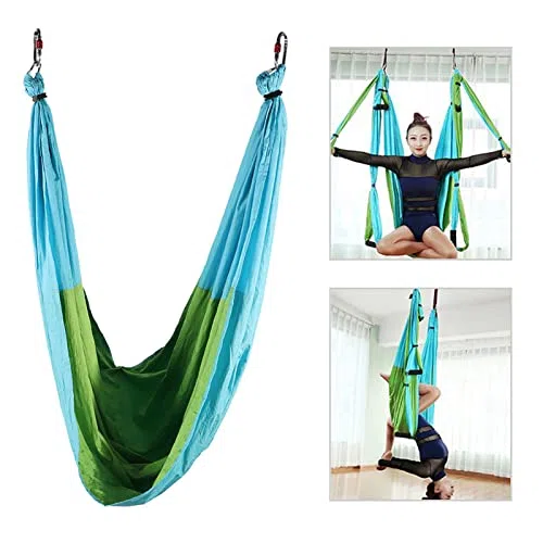 Amaca Yoga Aerea Amaca Yoga di Alta Qualità Altalena Aerea Yoga Sciarpa per la Forma Fisica e il Sollievo dello Stress, Amaca Inclusa