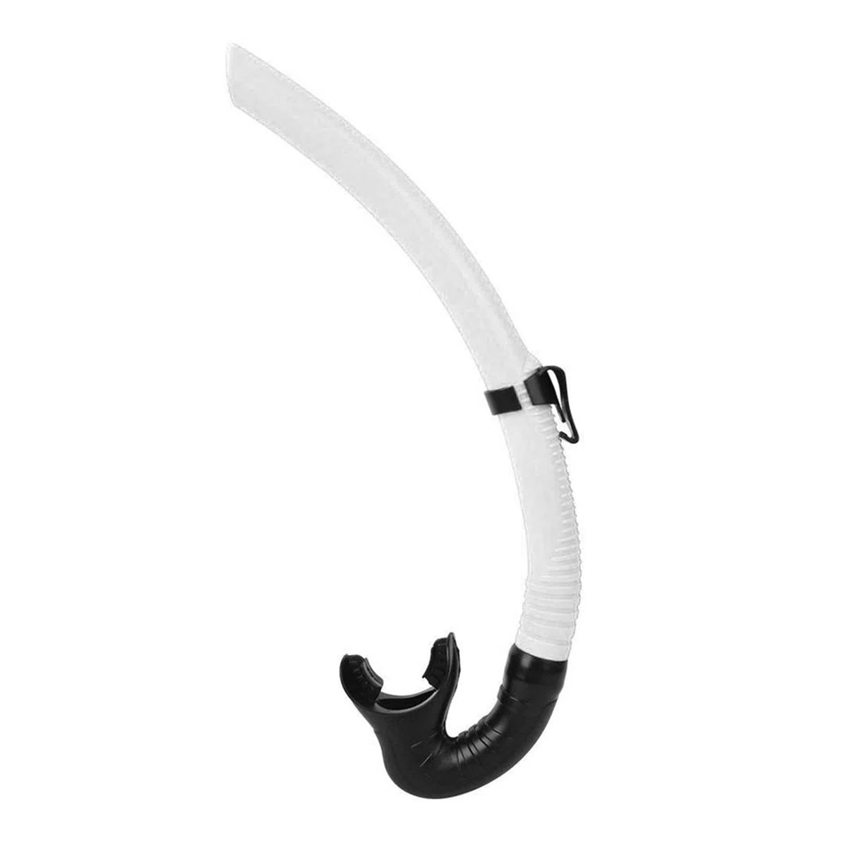 Snorkeling subacqueo Tubo di respirazione in silicone tubo immersioni snorkel tubo bagnato snorkel snorkel snorkeling ad accessorio per le attività di immersioni subacquee e snorkeli(Material:WHITE)