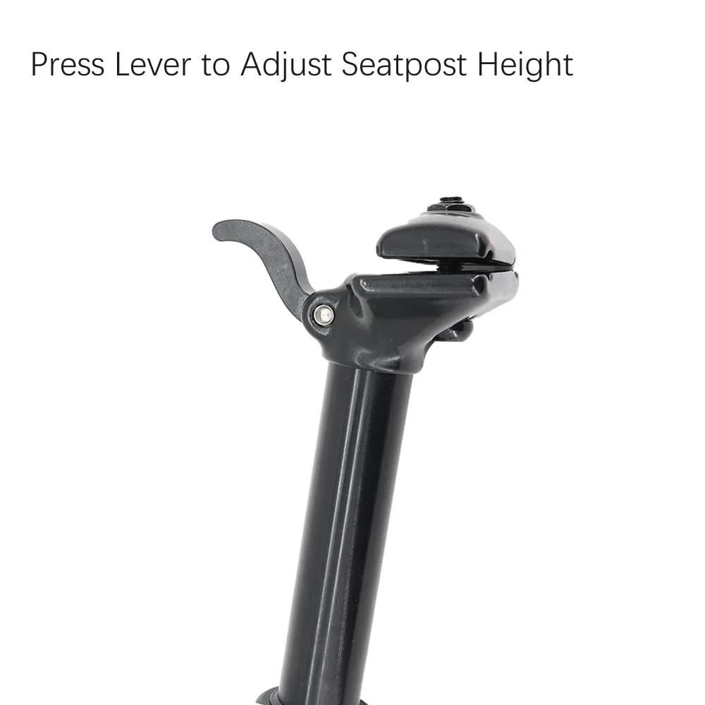 Tubo Sella Bici Dropper SeatPost Manual di Controllo LIVATORE A Leva Altezza Regolabile Post Post Hydraulic BICYTLE 100mm Viaggio 375mm 30.9 31,6 mm MTB.(31.6mm)
