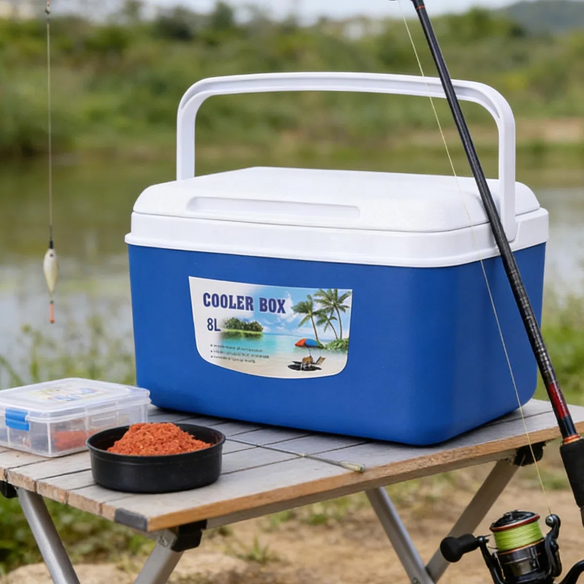 Générique Dispositivo di raffreddamento termico portatile | Contenitore impermeabile riutilizzabile e portatile | Accessori da campeggio per frigo - per pic-nic, viaggio pesca spiaggia lavoro