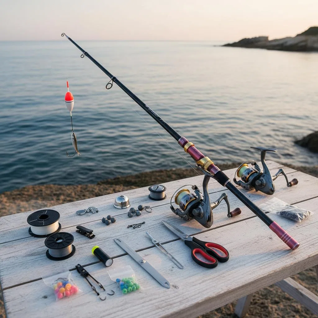 Canna da Pesca Telescopica da Mare | Anelli guida cerci, Set Canna , Sessioni notturne, Per Proprietari di Barche