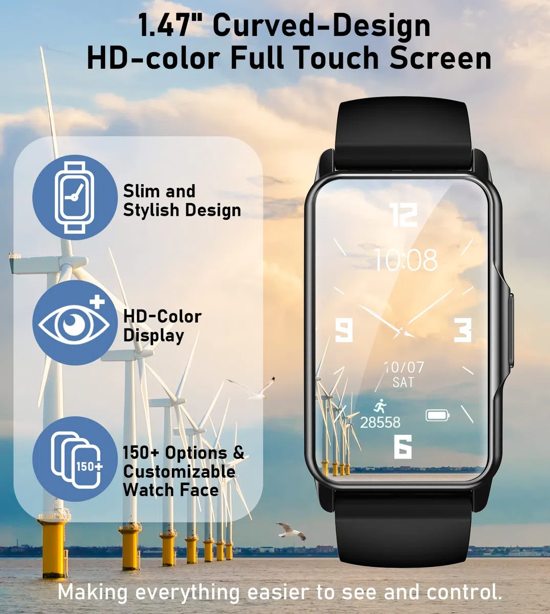 Mindrose Fitness Tracker con frequenza cardiaca 24/7, ossigeno nel sangue, pressione sanguigna, monitoraggio del sonno, 115 modalità sportive, contapassi, contacalorie, contapassi, impermeabile IP68