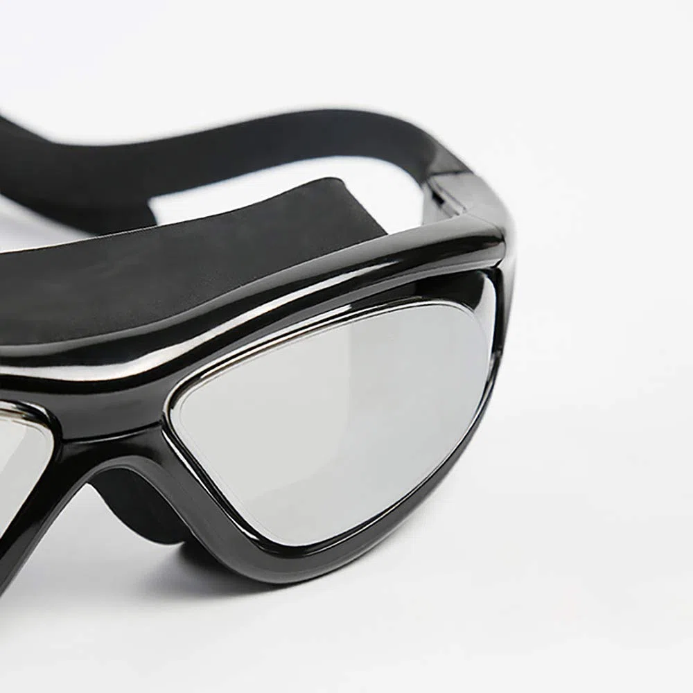 Occhiali da Snorkeling Occhialini da Nuoto dal Design aerodinamico Occhialini da Nuoto in Silicone Morbido antiappannamento per Adulti e Bambini Black&Gold