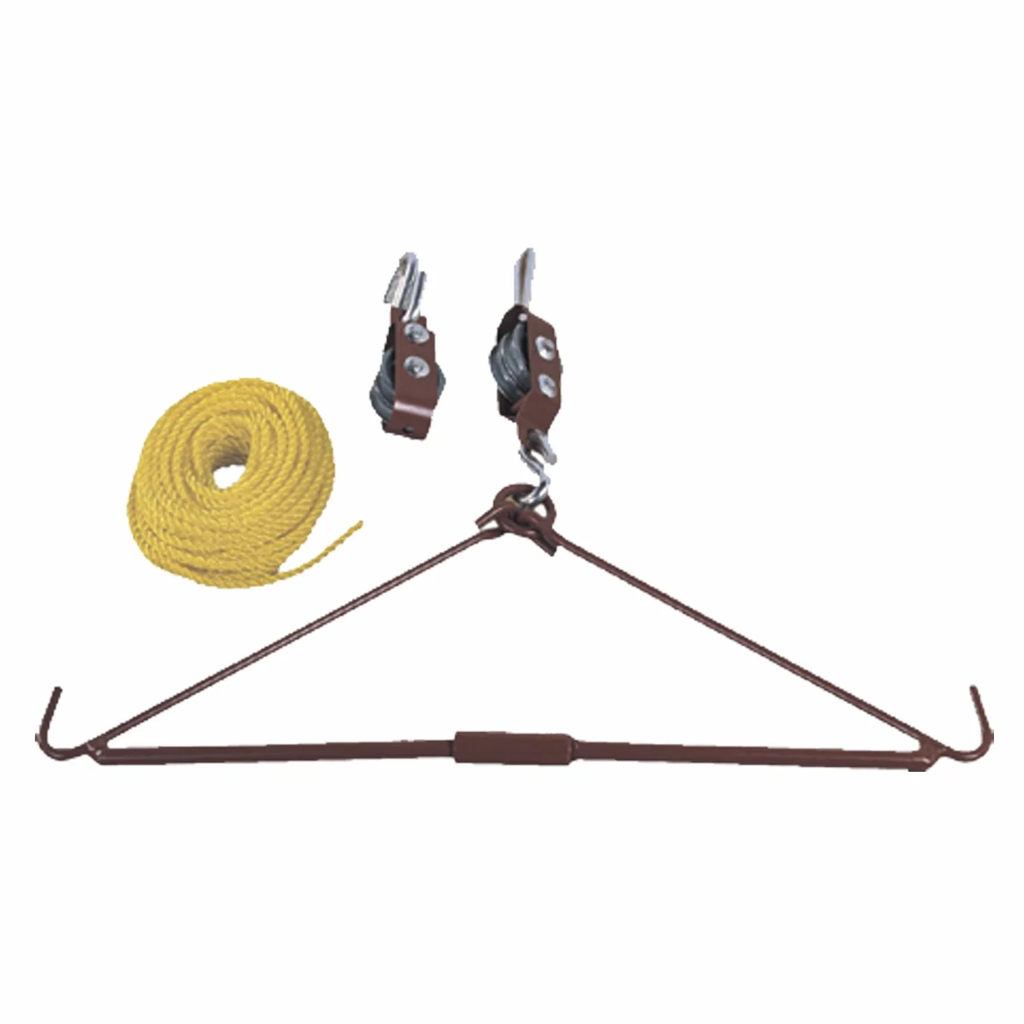 Tourbon strumento gambrel con carrucola per sollevamento cervo, portata 200 kg