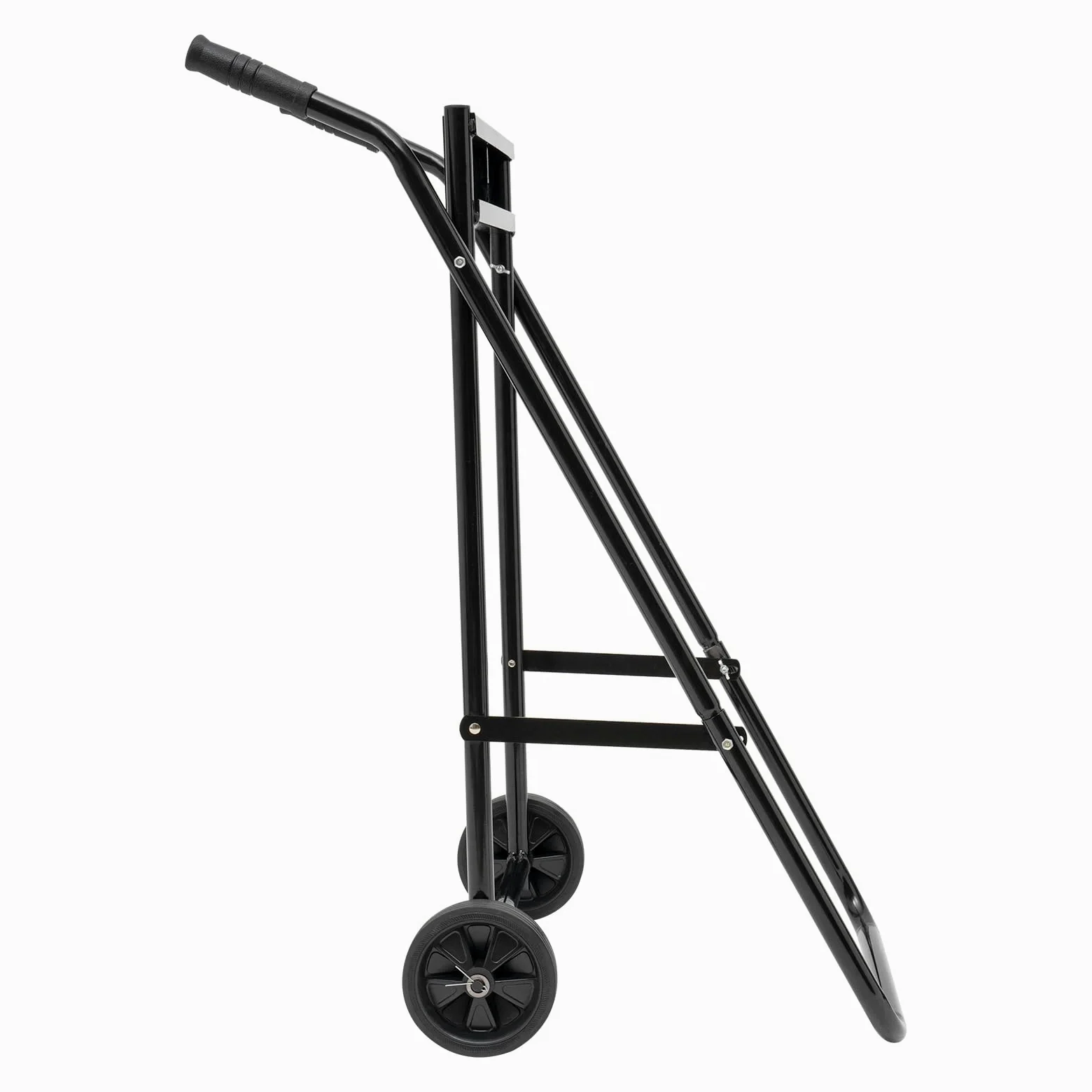 Carrello pieghevole per motore fuoribordo – 40 kg, supporto pieghevole con ruote in gomma e manico antiscivolo, motore per barca, in acciaio nero freddo, per stoccaggio e trasporto del motore