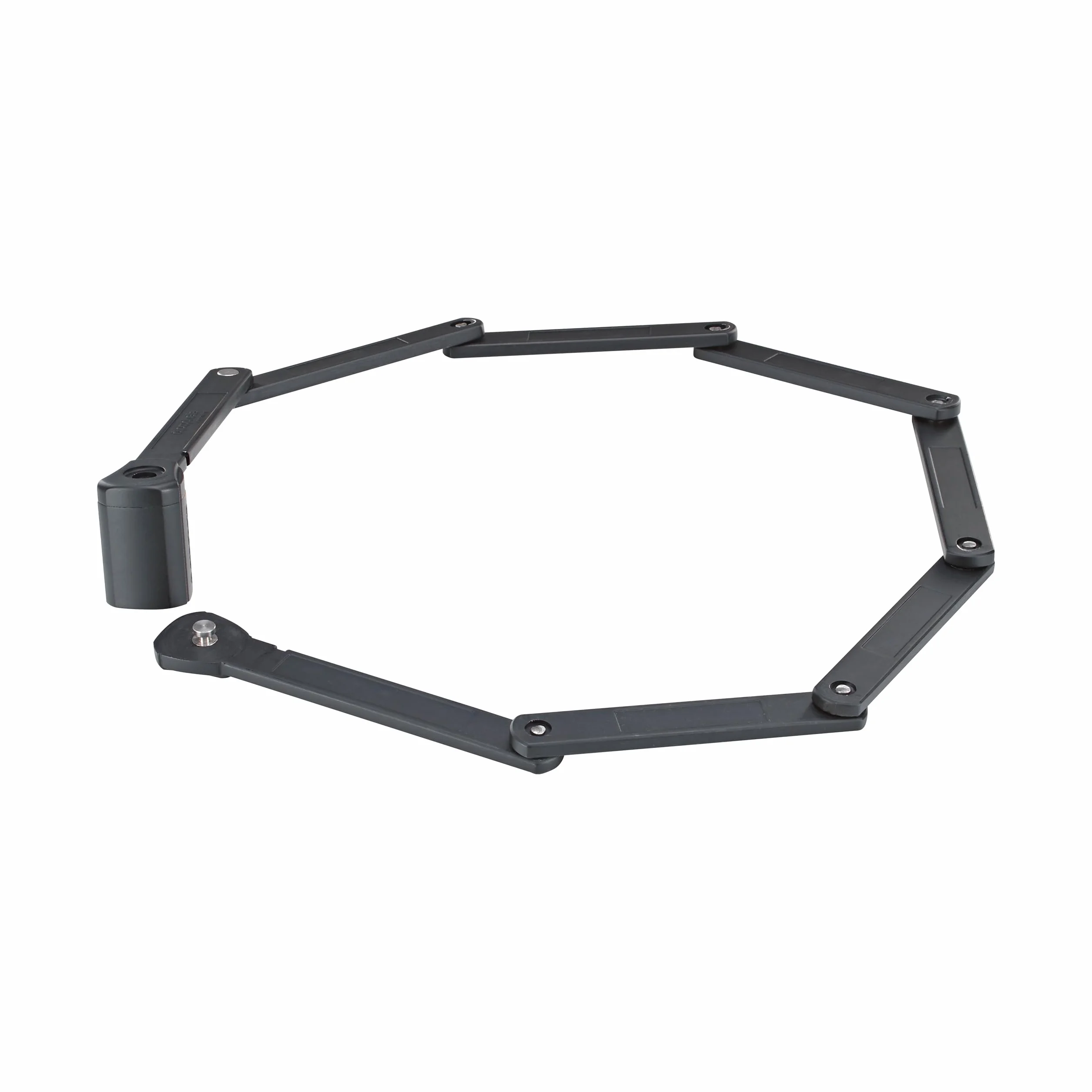Prophete Lucchetto pieghevole XXL 120 cm – Acciaio temprato con tecnologia Laser Cut – Include supporto per bicicletta, e-bike ed e-scooter – Antifurto sicuro