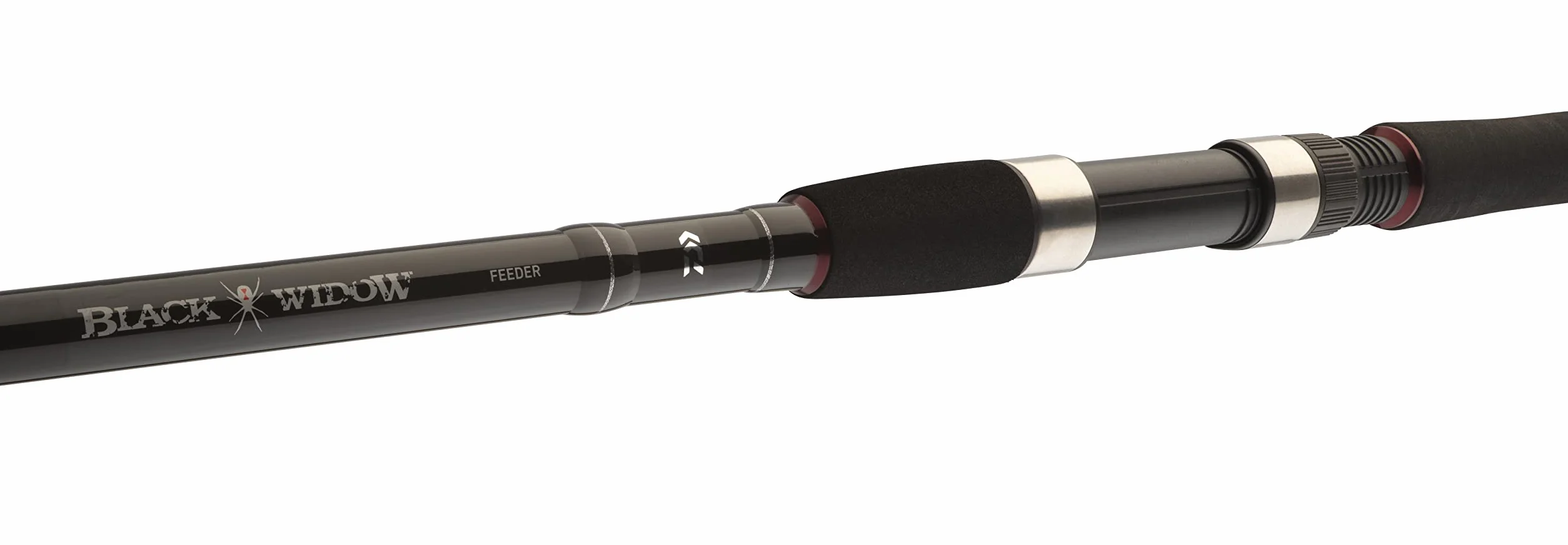 Daiwa Black Widow Feeder, 3,9 Metri, 0-150 Grammi, 5 Sezioni, Canna da Pesca Predatori, 11789-395