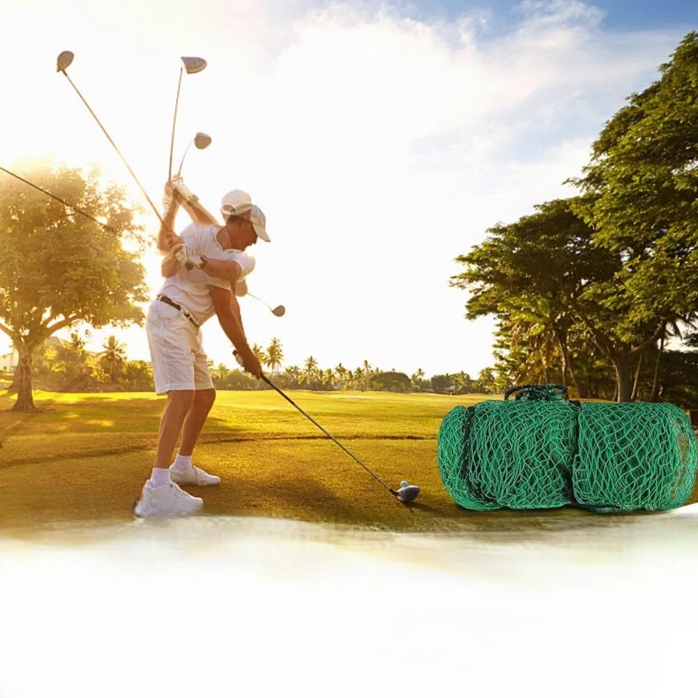 Rete da per Pratica del Golf, Rete per Colpire Bersaglio per Barriere, Rete Portatile per Allenamento Golf, Adatto per Esterni 3x3M