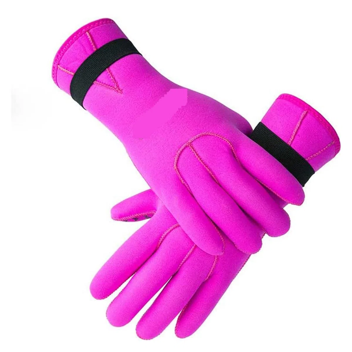 guanti da immersione, Guanti in neoprene da 3 mm, guanti sub, muta, flessibili, termici, for snorkeling, immersioni, pesca subacquea, ciclismo, uomo e donna(Pink,S)