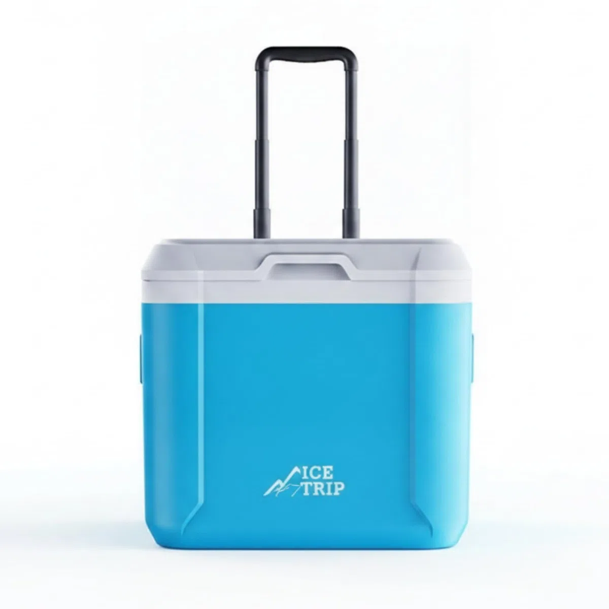 Frigo Portatile con Ruote Grande Capacità Ghiacciaia Portatile con Ruote Facile da Trasportare Scatola Termica per Campeggiatori, Famiglie, Barbecue
