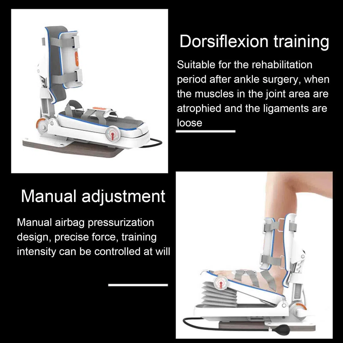 Attrezzo per l'Allenamento della Riabilitazione Dell'Articolazione della Caviglia Trainer Post-Operatorio per la Caviglia, Attrezzatura per l'Allenamento della Riabilitazione Del Piede,electric