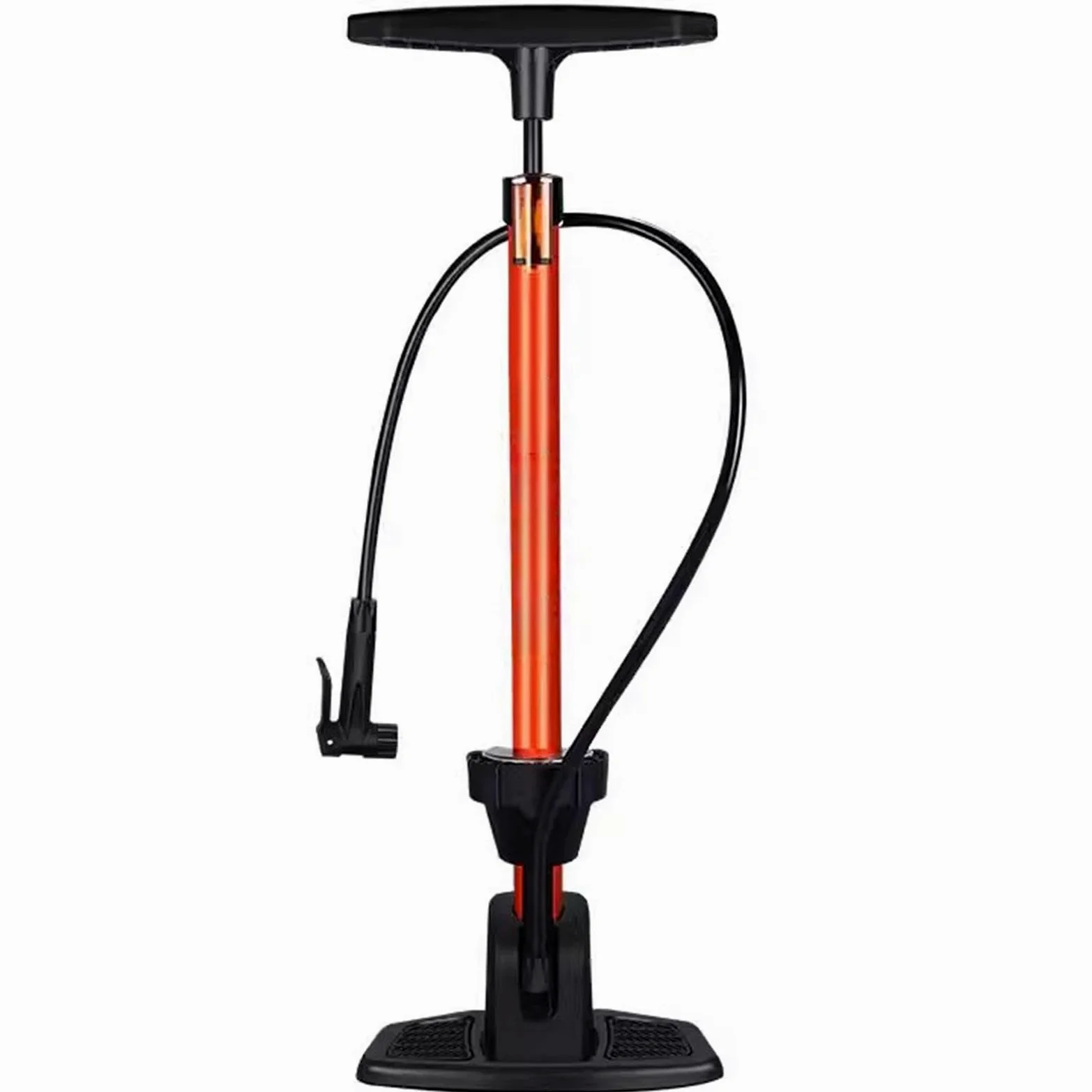 Pompa per Bici con Alta Pressione e Manometro 16 Bar/230 Psi - Pompa da Bicicletta da Pavimento Compatibile con Valvola Presta e Schrader per Bici da Strada, MTB, Ibrida, Palloni...