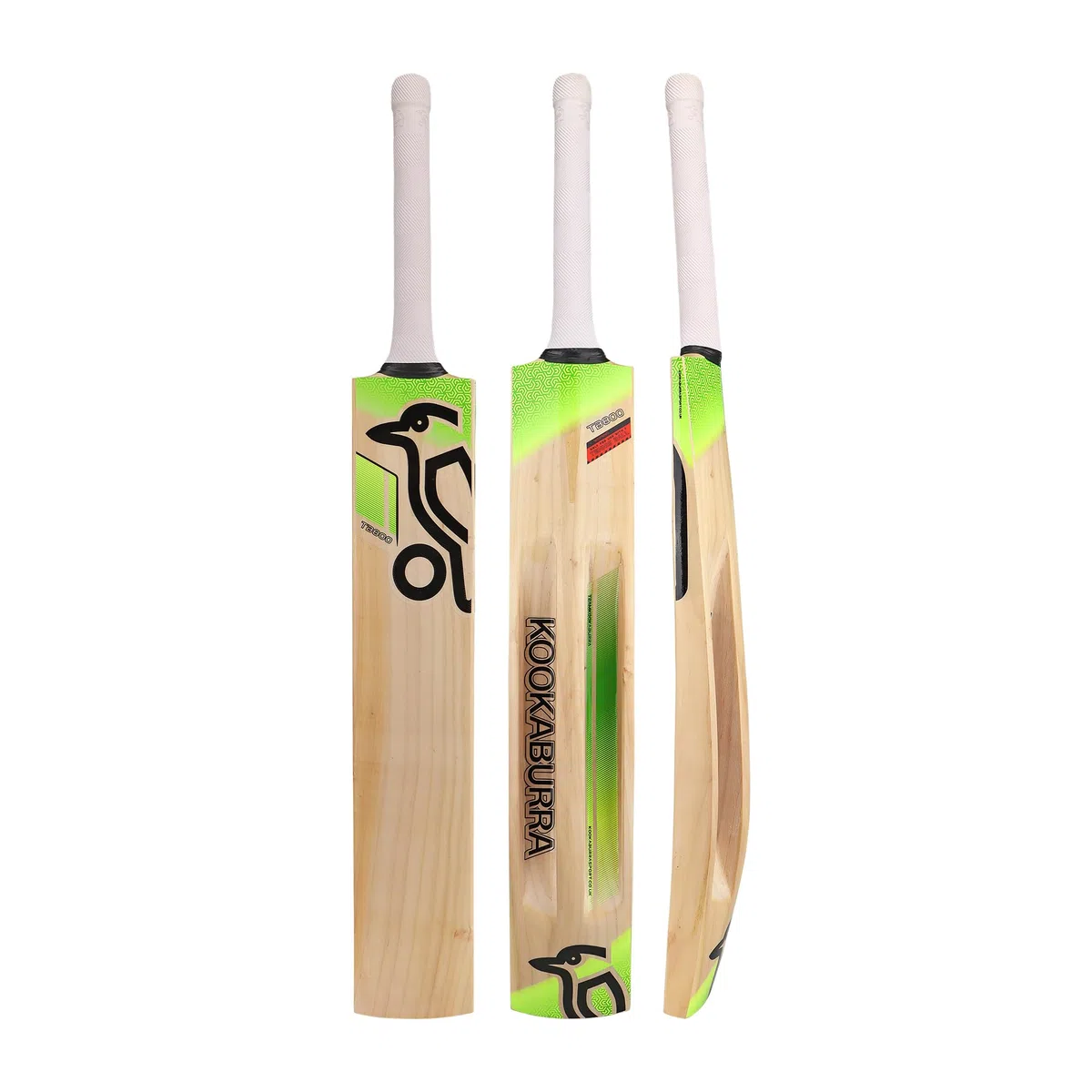 Kookaburra TB 800 Tennis Ball Cricket Bat, Mazza Palline Unisex, Naturale, Manico Corto