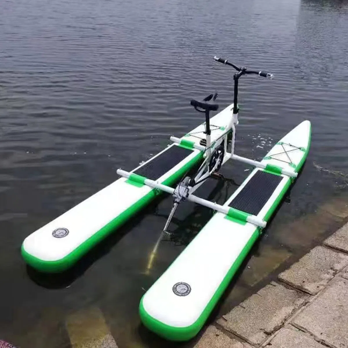 Bici D'acqua, Barca Per Bici D'acqua, Pedalò Gonfiabile Marino Del Lago, Bici Per Il Tempo Libero Dell'acqua Del Parco, Strutture Per La Ricreazione Dell'acqua, Barca Per Bici A Pedali All'aperto
