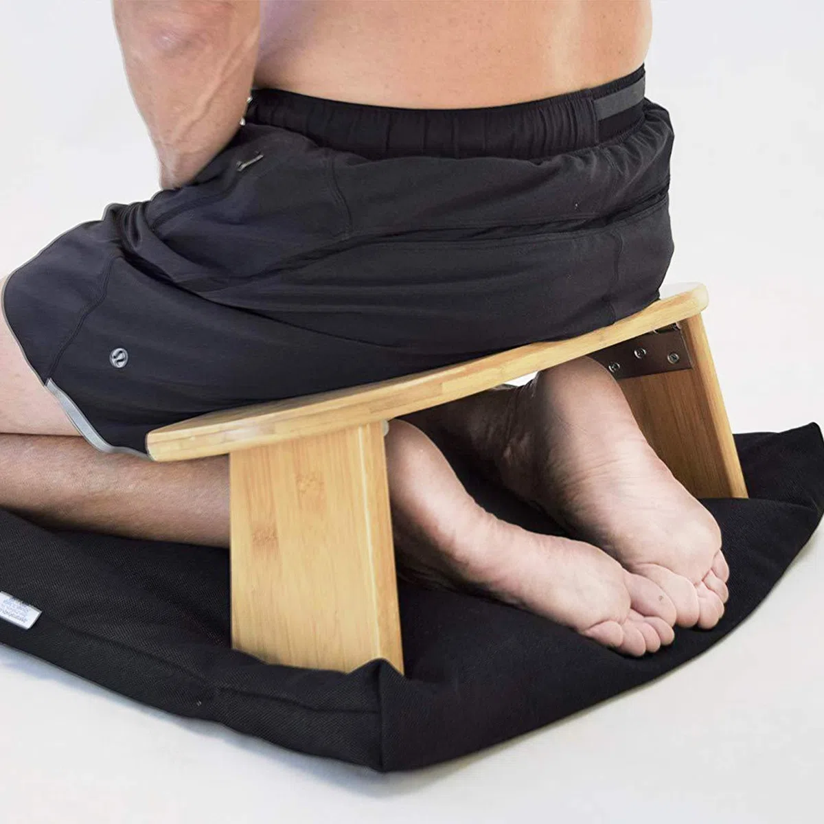 Sedia da Meditazione Pieghevole Panca da Meditazione, Panca in bambù Seiza Sgabello Inginocchiato - Ideale per Vipassana e Meditazione Trascendentale