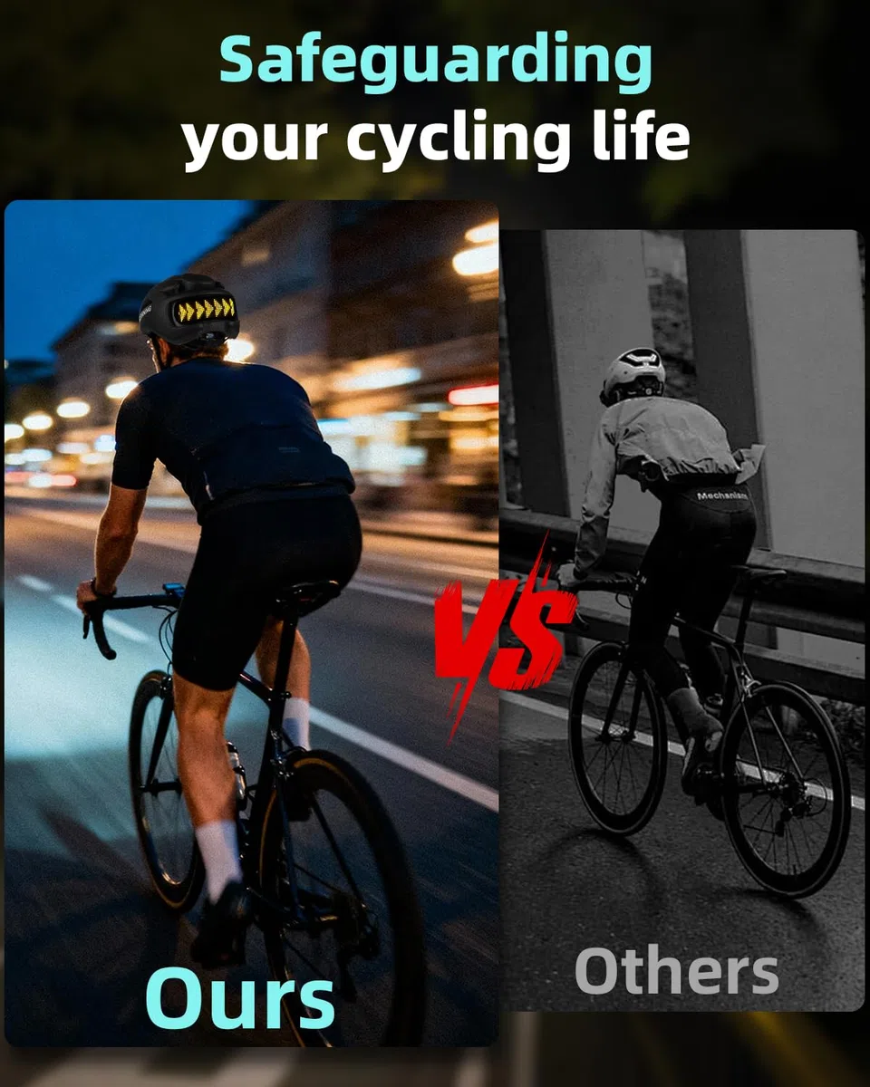 Casco LED intelligente con telecomando e app,testo e motivo fai da te personalizzabili,con luce lampeggiante,resistente,impermeabile,leggero,per uomini e donne adulti,per biciclette