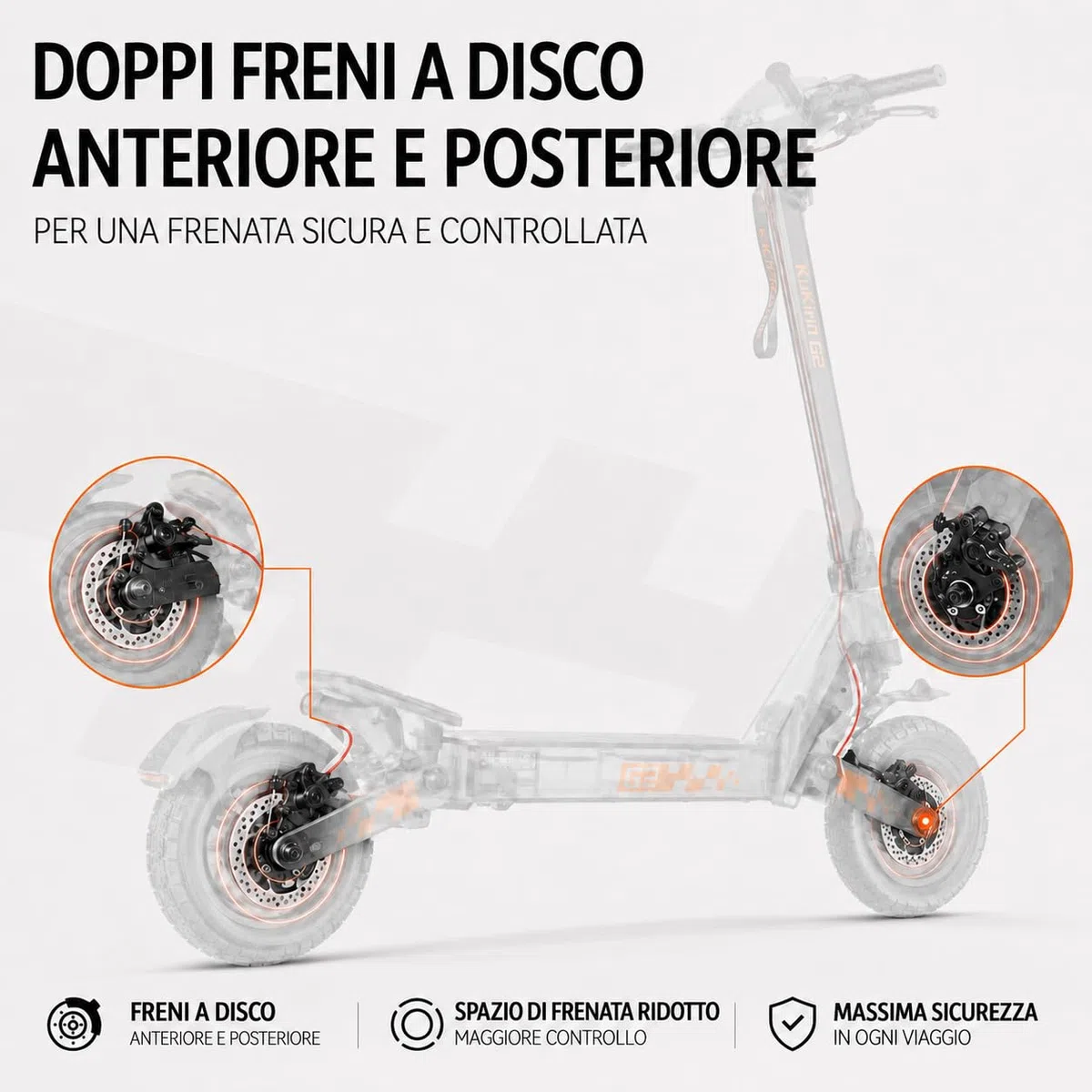 Kukirin G2 Monopattino Elettrico Adulto,Scooter Elettrico,Patinete Electrico,Autonomia di 55KM,Velocità Massima 25km/h,10"Pneumatici,Doppia Frenata,3 Modalità di Velocità,Capacità di Carico120KG