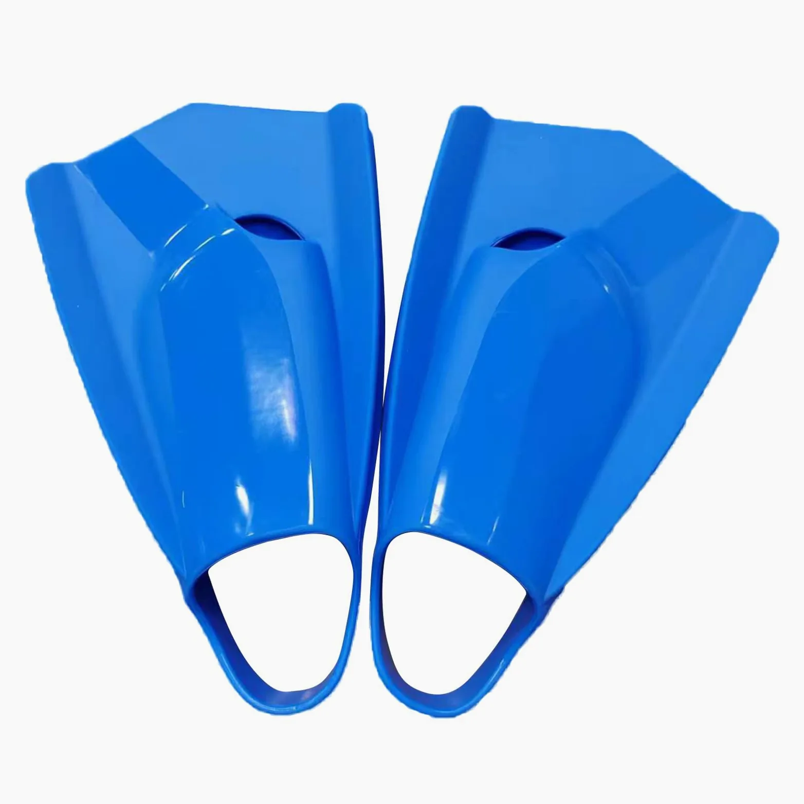 Pinne da nuoto in silicone, dimensioni da viaggio, pinne corte per snorkeling, comode, per allenamento di nuoto, piscina, dimensioni da viaggio