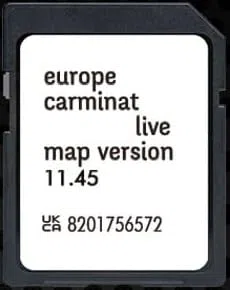 Scheda SD di navigazione GPS Europa 2025 - Versione 11.45 - Compatibile con Renault TomTom Live