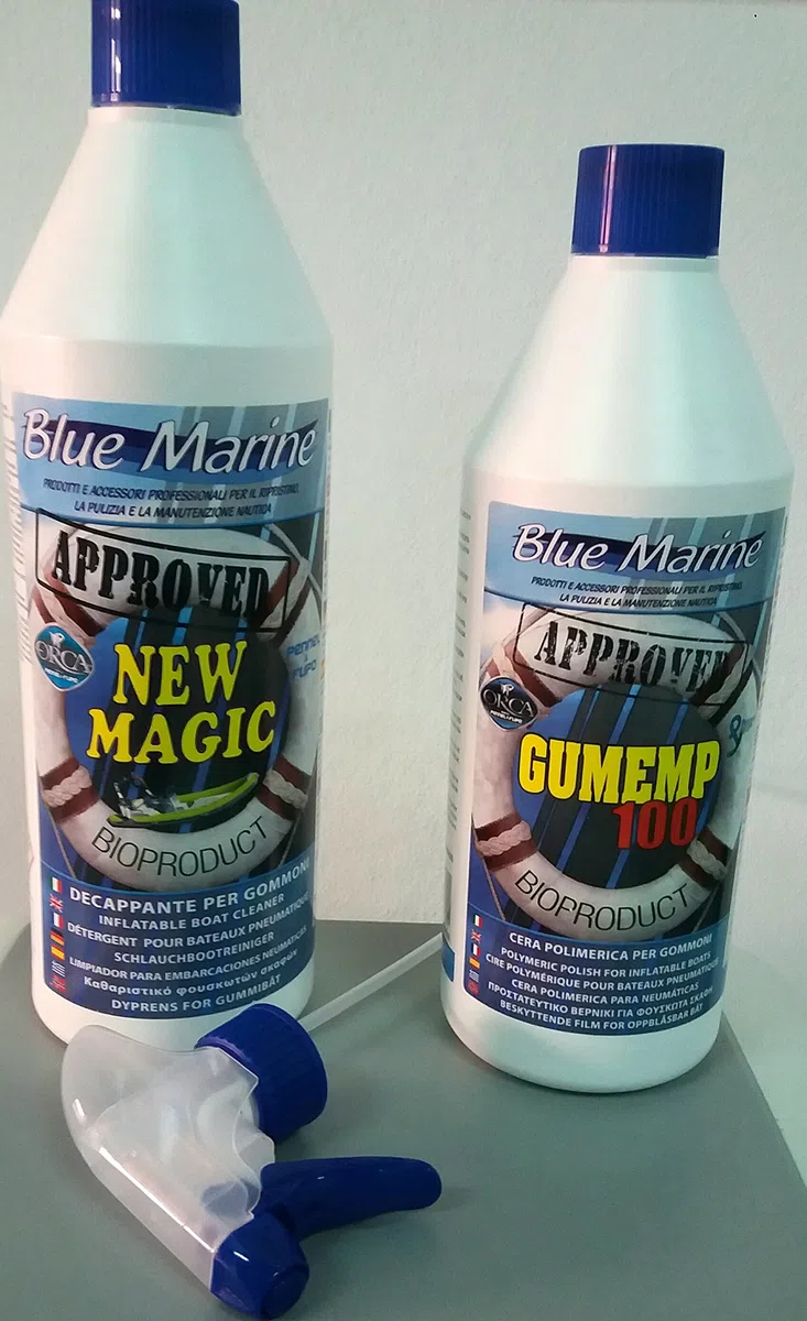 KIT NEW MAGIC + GUMEMP100 DECAPPANTE E CERA POLIMERICA PER GOMMONE NAUTICA