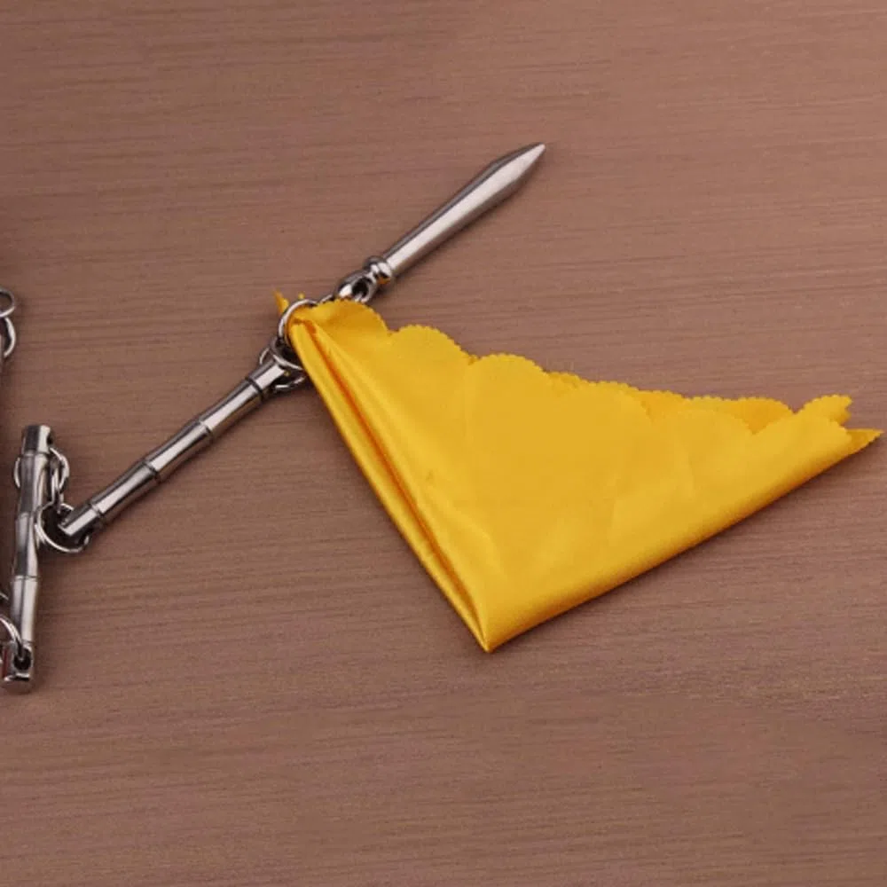 Frusta in Acciaio Inox A Nove Sezioni Frusta per Le Arti Marziali, Frusta per Il Combattimento di Autodifesa per Bambini, Adulti E Anziani,Jujube Stone,M