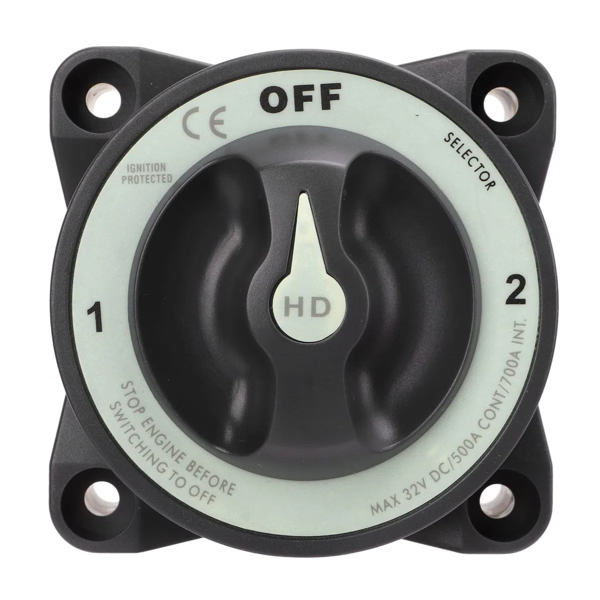 lyrlody 500A 3 POSIZIONE Interruttore Batteria a 3 Posizioni Switch Selector Interruttore a Vie Disconnect IP66 IP66 IPTROUR per le Barche a Benzina per Marino con Cavi AFD per Impieghi Pesanti