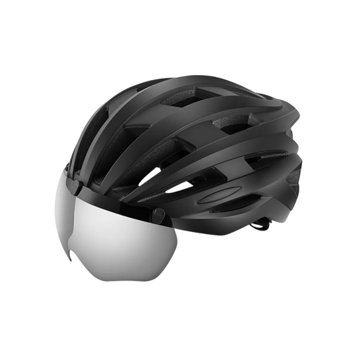 Asixxsix Casco da Bici con Visiera Magnetica Rimovibile, 62-65cm, for | Casco da ciclismo leggero per adulti, 24 prese d\'aria, per uomo e donna, montagna, strada, pendolarismo