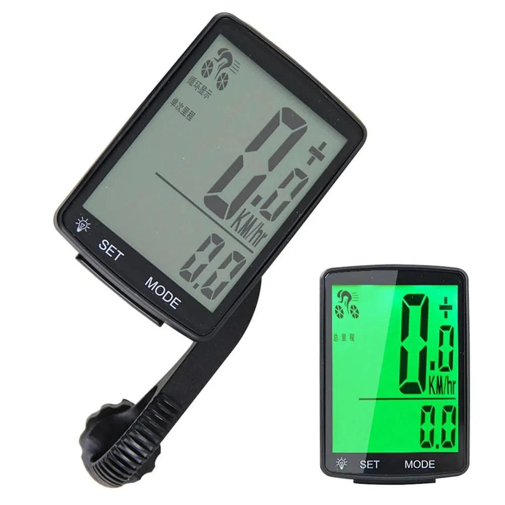 Contachilometri Bici 1 Set Accessori for Biciclette con Display for tachimetro for Bici Wireless for Computer da Bici Ciclocomputer