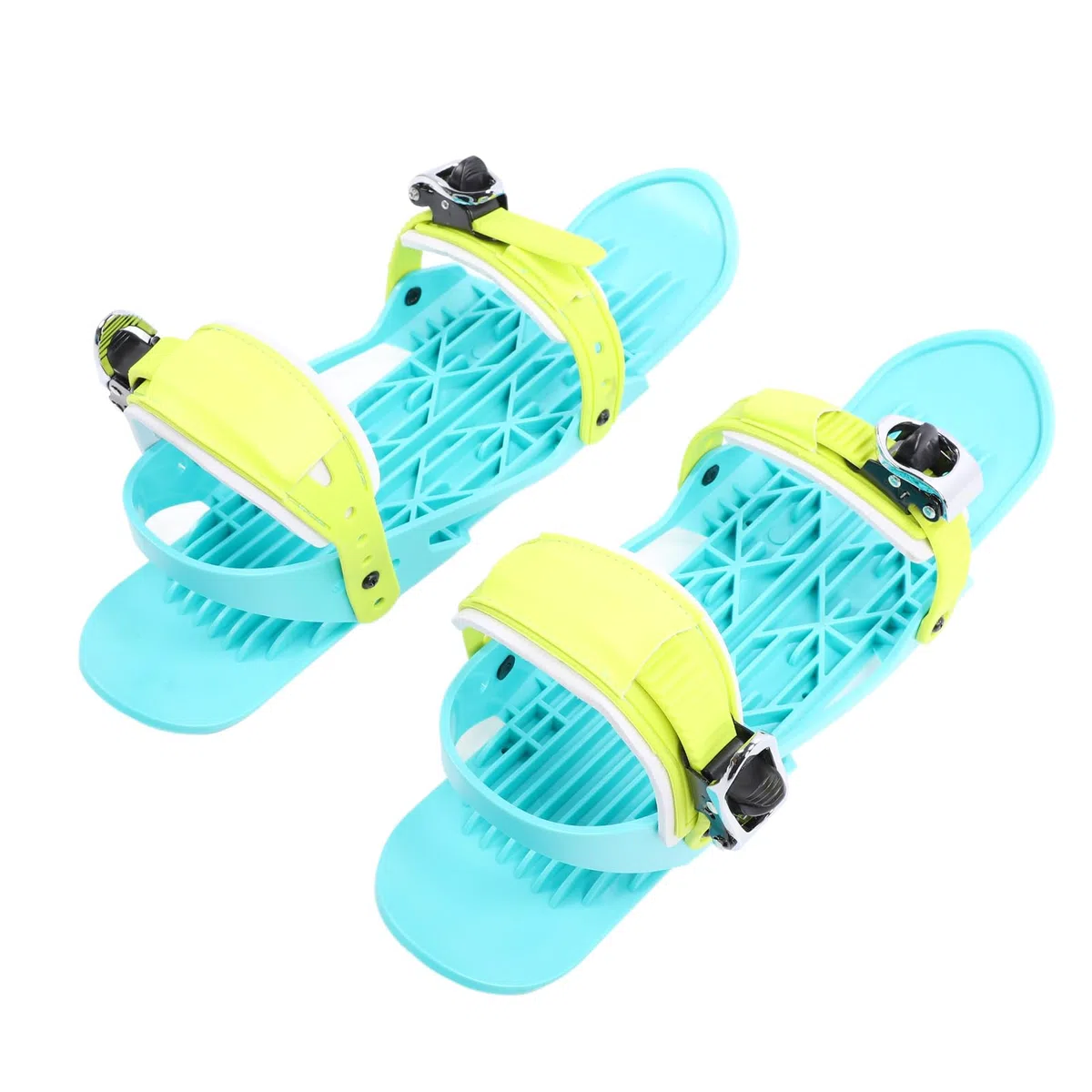 Mini Pattini da Sci Compatti con Custodia, Materiale in Nylon Premium, Cinghie Regolabili per Pattinaggio Invernale, Regalo Perfetto per Sciatori, Modelli per Bambini e Adulti