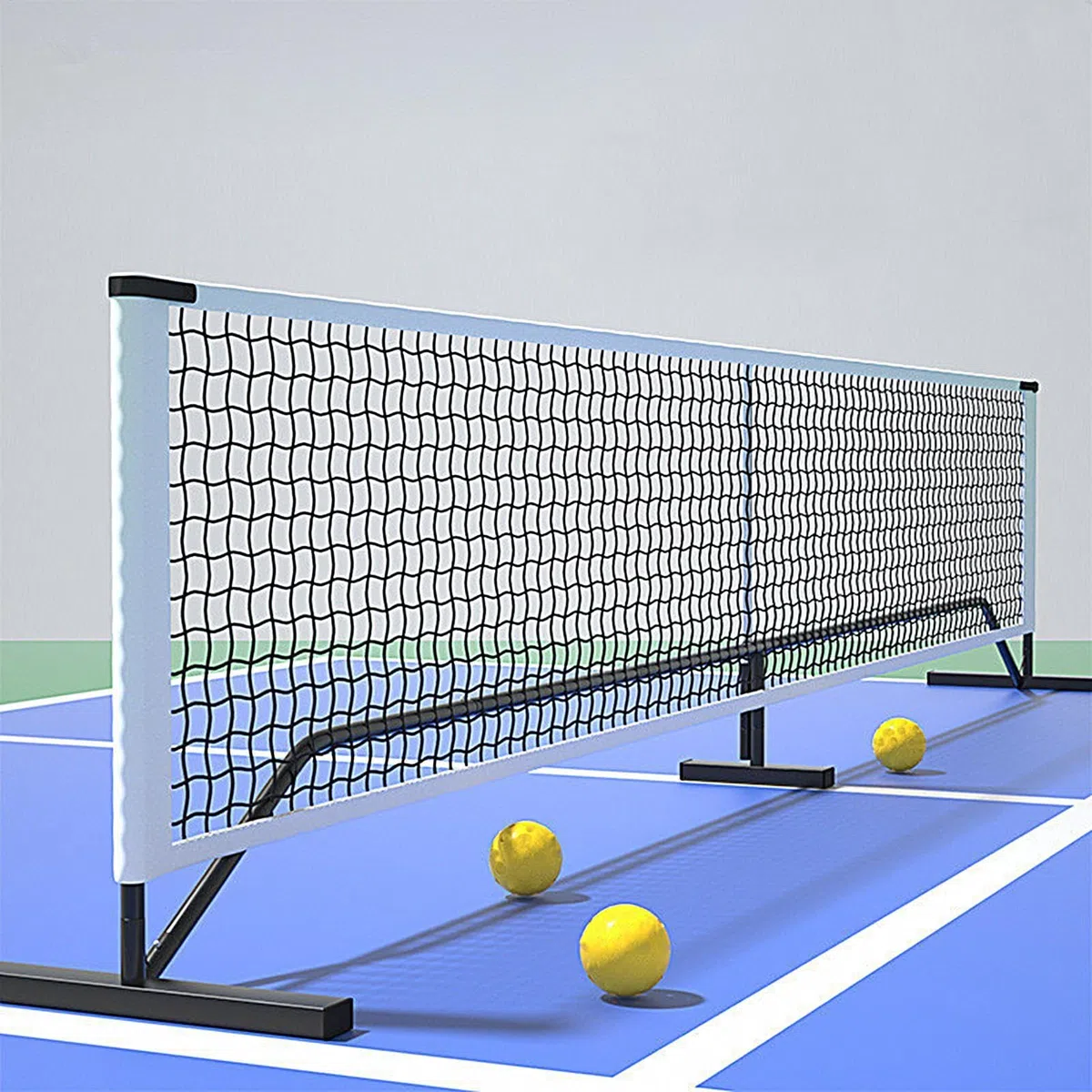 Rete da Tennis – Rete da allenamento da Tennis | Rete da Badminton | Rete sportiva per Tennis | Rete da Pickleball esterna staccabile con borsa da trasporto 22 piedi con supporto | Rete da