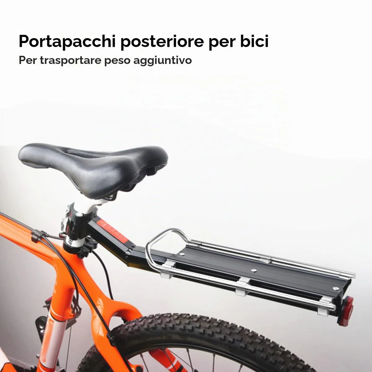 Yeesport Portapacchi per bicicletta a sgancio rapido, in lega di alluminio, reggisella posteriore, 15-20 lbs, universale per mountain bike e fat bike