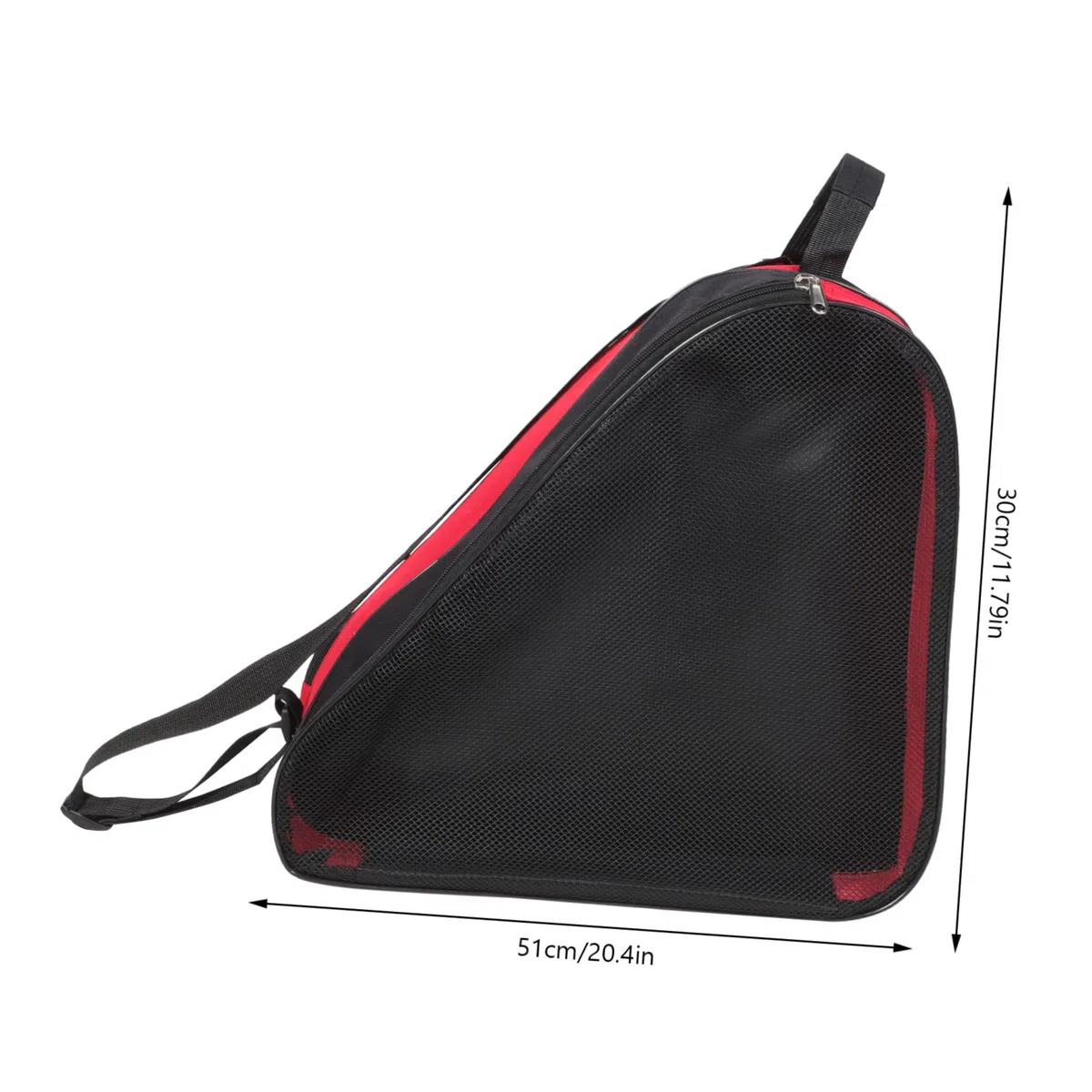 ifundom Borsa per Pattini da Ghiaccio Oxford, Chiusura a Cerniera e Cordino per Trasporto, 2 Pezzi, per Inline Skates e Roller Skates