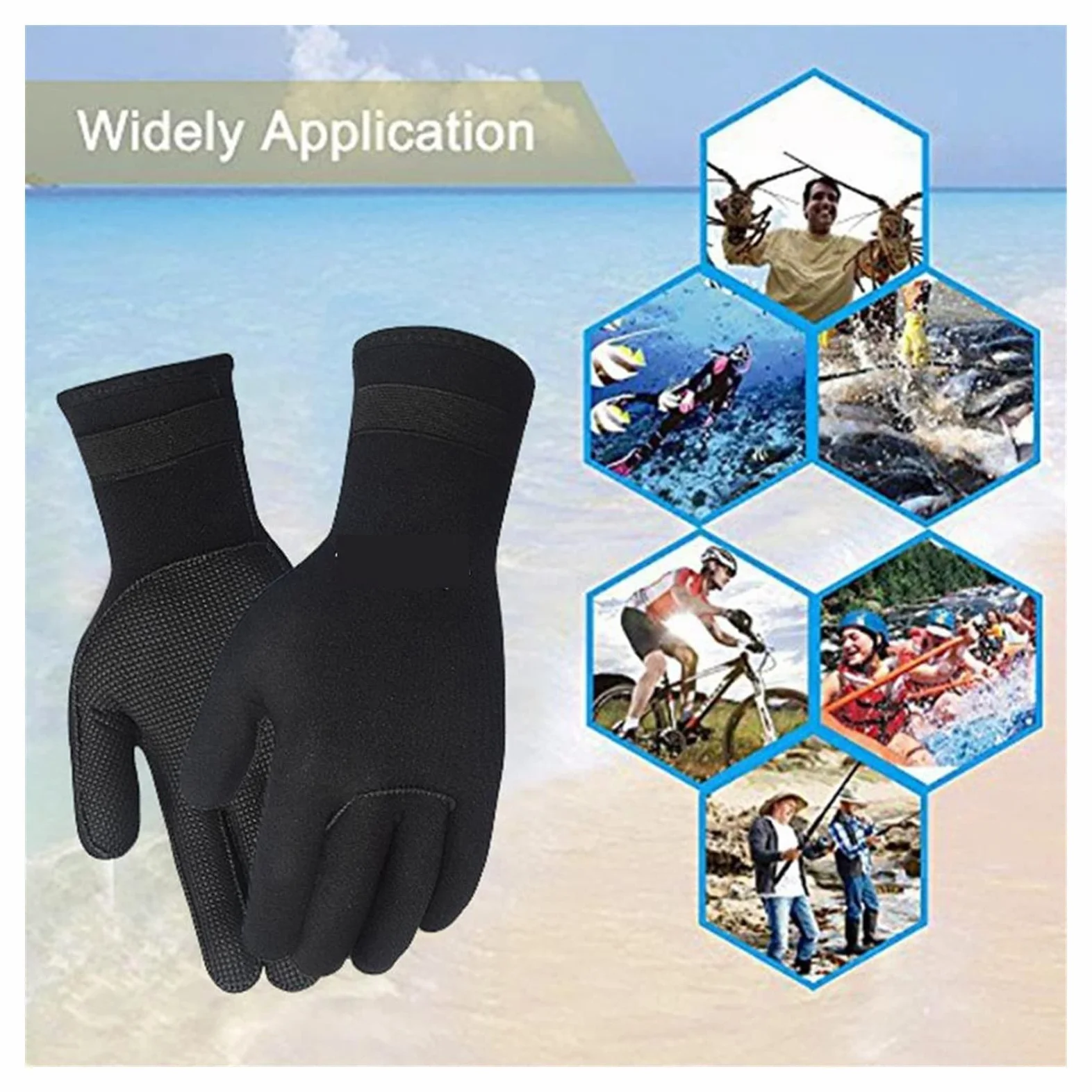 guanti da immersione, Guanti in neoprene da 3 mm, guanti sub, muta, flessibili, termici, for snorkeling, immersioni, pesca subacquea, ciclismo, uomo e donna(Pink,S)