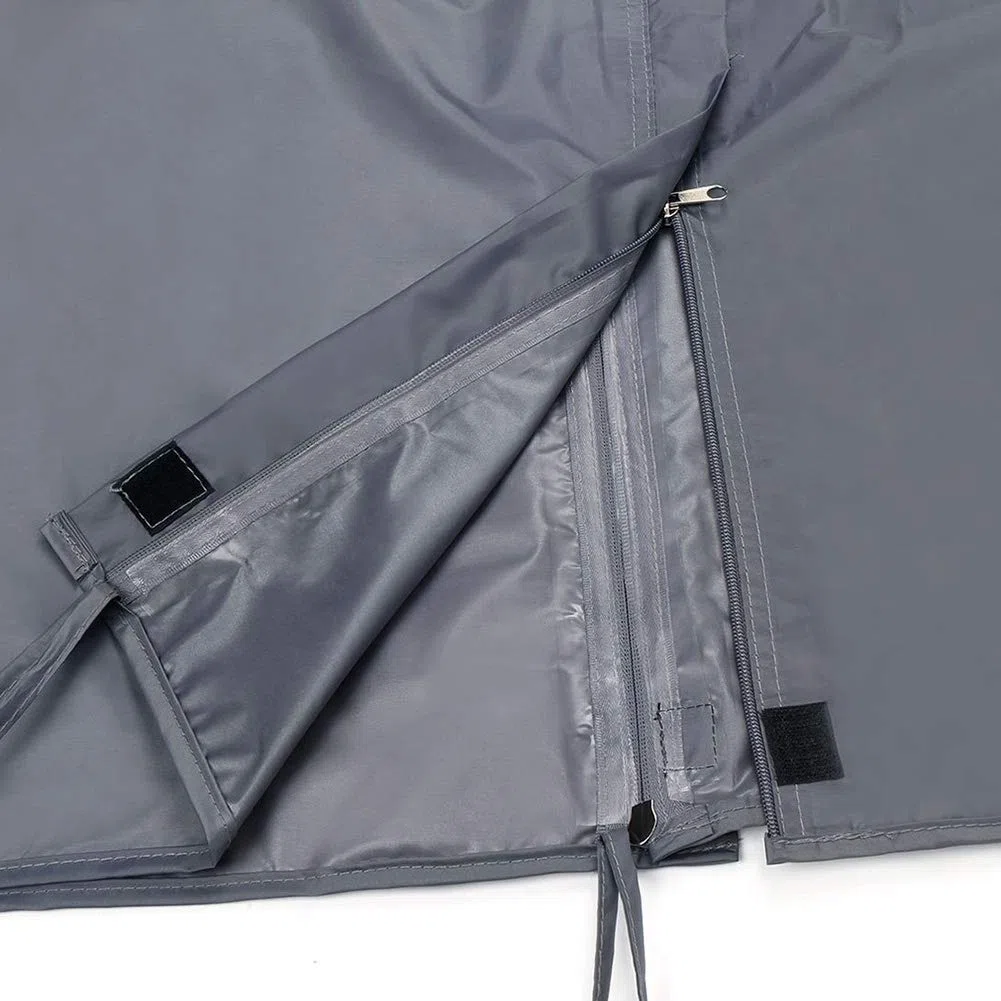 ZZX Copertura Protettiva per Tavolo da Ping Pong, Impermeabile A Prova di Polvere Pieghevole Copritavola da Ping Pang con Cerniera, 63"*33.5"*62",Nero