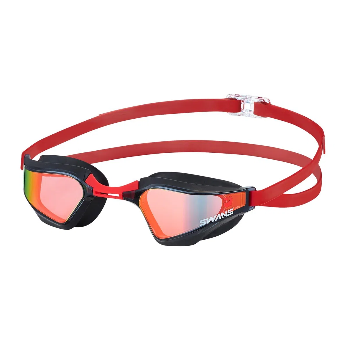 SWANS Occhialini da nuoto a specchio, modello Valkyrie SR-72MIT AB – Antigraffio, anti-appannamento, protezione UV