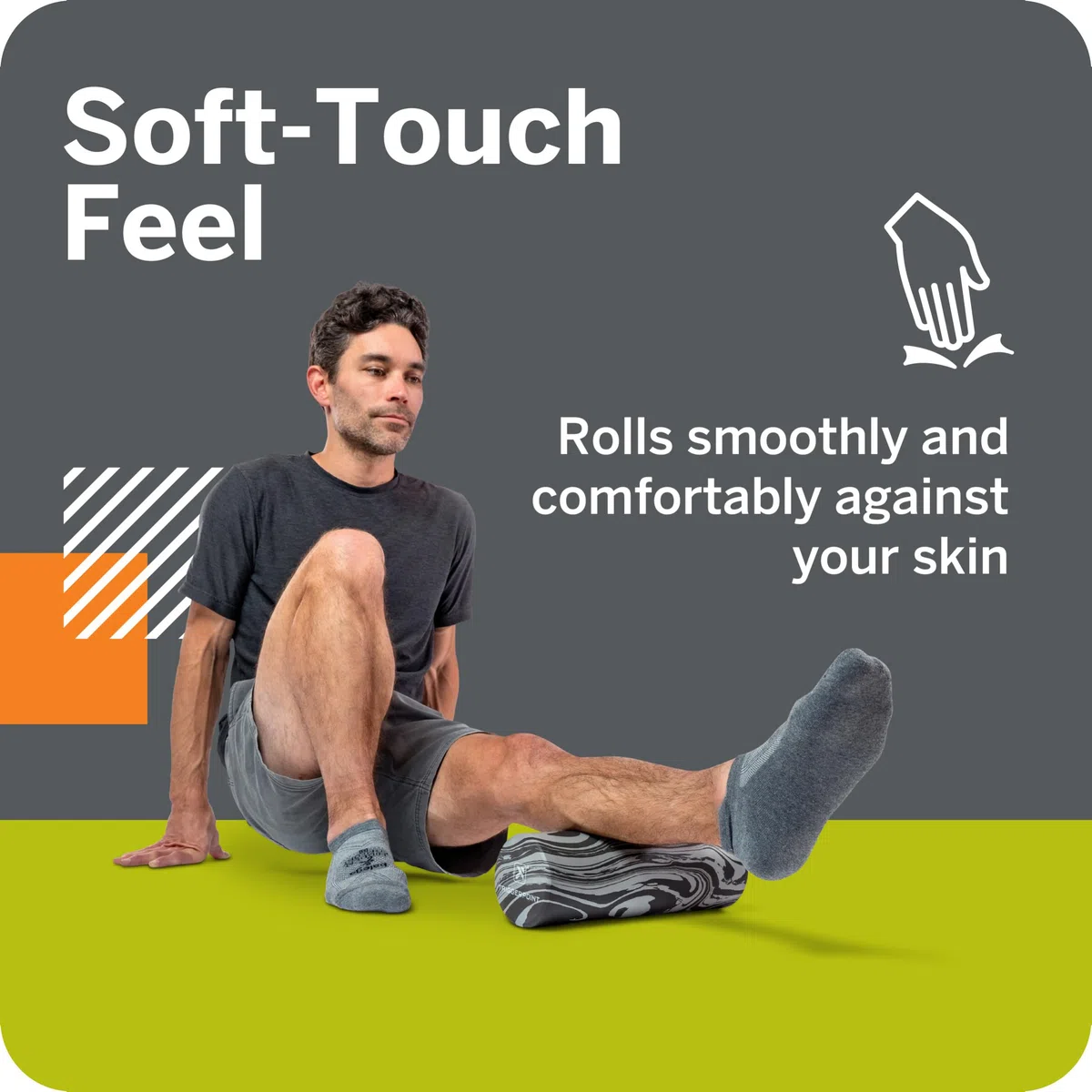 TriggerPoint Foundation Roller – Premium EVA Foam rullo di recupero muscolare e flessibilità, compressione morbida per la prevenzione delle lesioni, ideale per i viaggi, ideale per gli atleti